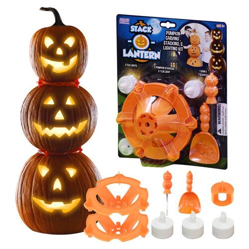 Hey Buddy Hey Pal 70422 Pumpkin Accessory Stack-O- Lantern Stack-O-Lantern