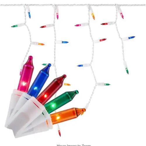 Christmas Lights Platinum LED T5 RGBW Icicle