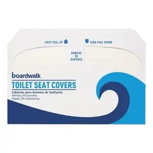 Essendant BWKK5000B Toilet Seat Cover Boardwalk Half Fold