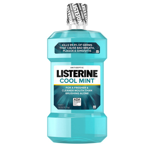 DOT Foods, Inc 5242755 Listerine Mouth Wash 1.5Ltr - Cool Mint