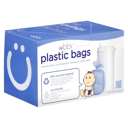 Special Order Items - NCL 25PK Ubbi Plastic Diaper Pail Bags White