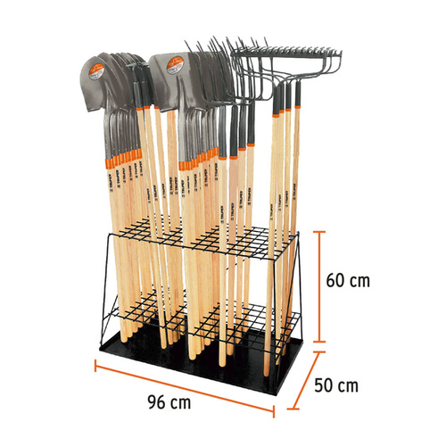 Truper 50099 Truper Long Handle Tool Floor Display Rack