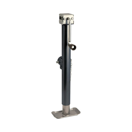 Koch 4220425 Trailer Jack Sidewind Round Tube 15" 5000-lbs