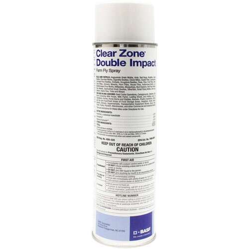 BASF 59026317 Clear Zone Double Impact Farm Fly Spray 14-oz