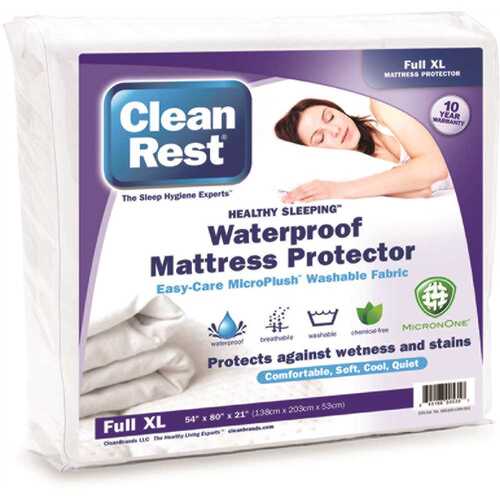 Fitted Waterproof Mattress Cover, Full Xl - pack of 4