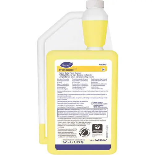 Accumix 1 Qt. Heavy-Duty Cleaner Clear Yellow