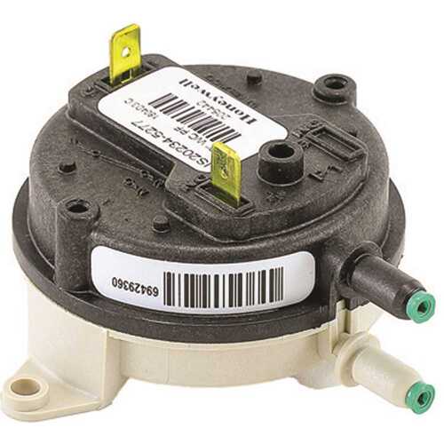 20"wc Spst Dual 1/4" Barb Connection Pressure Switch 205442