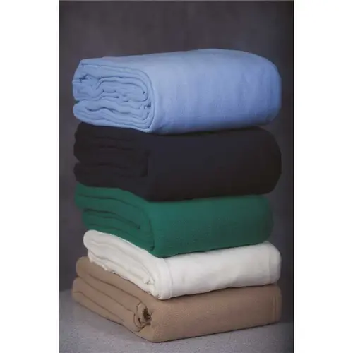 80 in. x 90 in. Full Fleece Blanket in Desert Tan - pack of 4