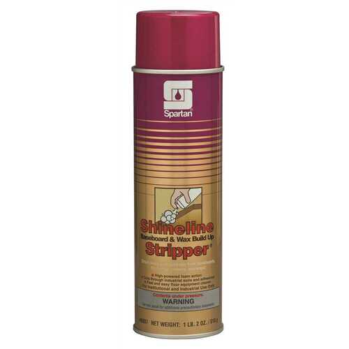 18oz. Aerosol Can Lemon Scent Baseboard & Wax Build-Up Stripper Clear