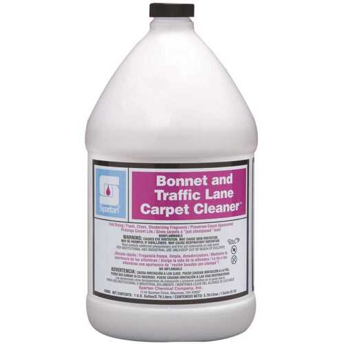 Bonnet 308504 1 Gallon Floral Scent Bonnet and Traffic Lane Carpet Cleaner White