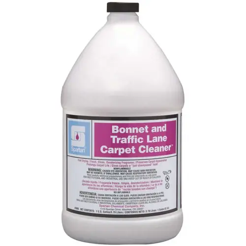 1 Gallon Floral Scent Bonnet and Traffic Lane Carpet Cleaner White