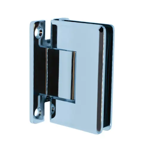 Aria Vetri AC037CH Heavy Duty Wall mount Woodstock Radius Corner Beveled Edge Hinge Chrome