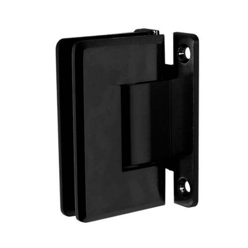 Aria Vetri AC037MBL Heavy Duty Wall mount Woodstock Radius Corner Beveled Edge Hinge Matte Black