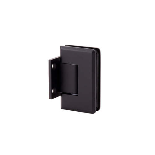 Heavy Duty Wall mount Woodstock Short Back plate Radius Bevelled Edge Matte Black