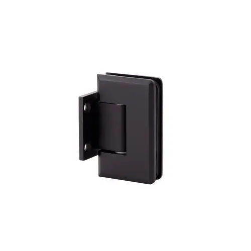 Wall mount Portugal Radius Corner Bevelled Edges hinge Short Backplate Matte Black