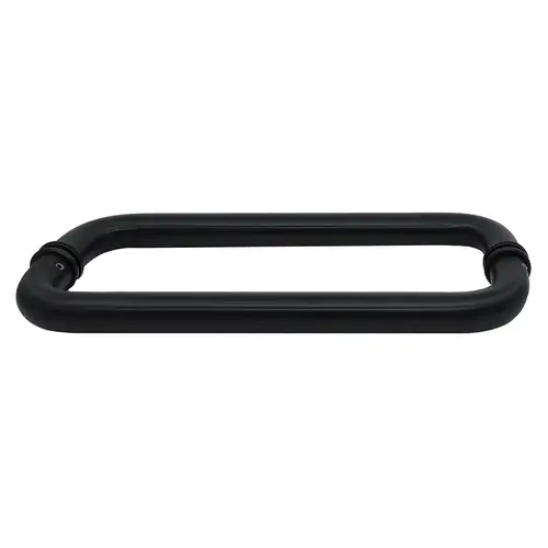 Commercial 12" B/B Pull Hanlde With Washers Matte Black