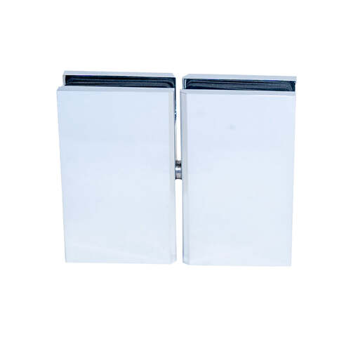 Cardiff Glass to Glass pivot Hinge Chrome