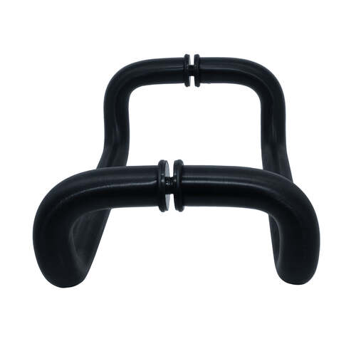 Commercial Offset 10" B/B Pull Handle Matte Black