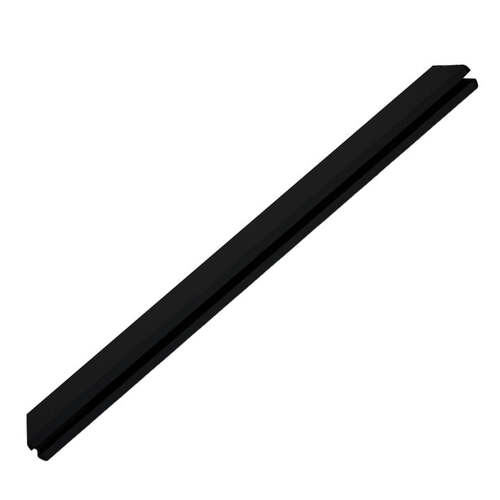 Aria Vetri ADR1236MBL 4" Square Door Rails 35-3/4" Long NO LOCK Matte Black