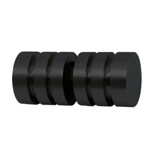 Back to Back Contempory Knob Matte Black