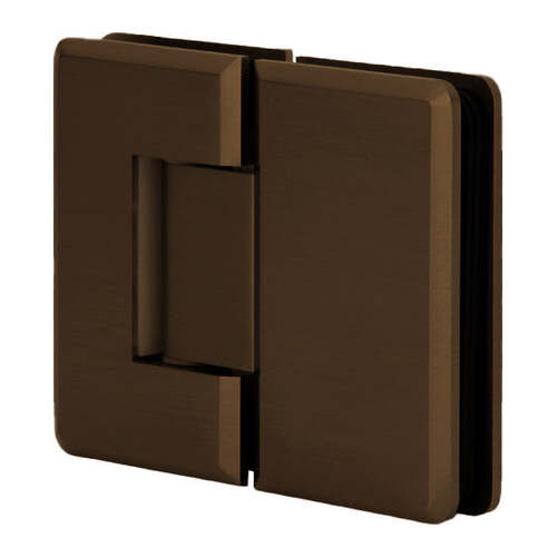 Aria Vetri AP180BB Glass to Glass 180 degree Portugal Radius Corner Bevelled edge Hinge Brushed Bronze