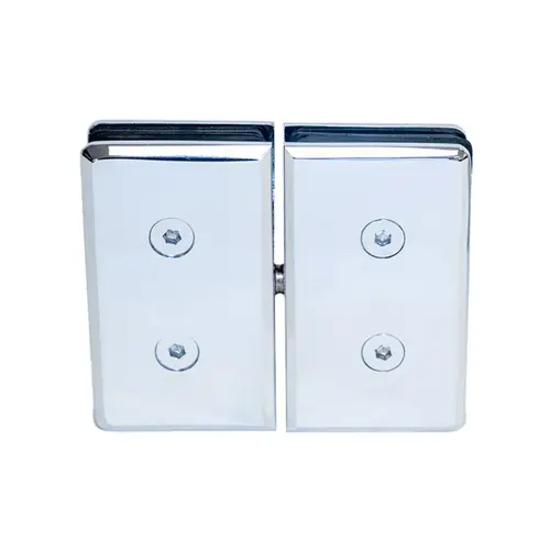 Porto Glass to Glass pivot Hinge Chrome