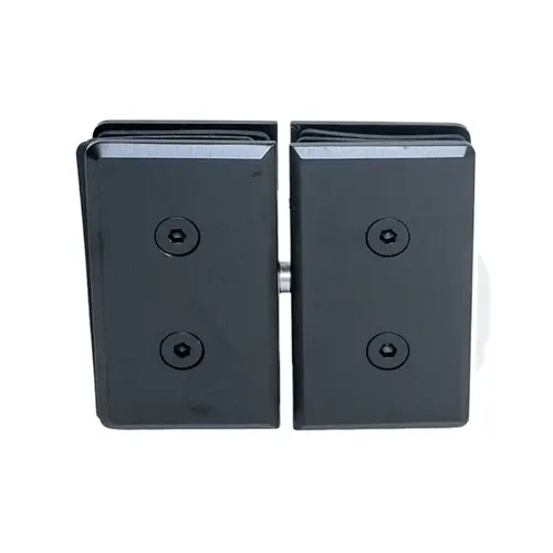 Porto Glass to Glass pivot Hinge Matte Black