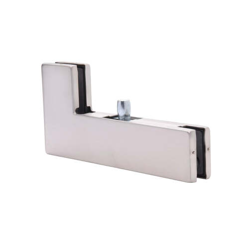 Glass Mount Transom Patch (Ph40) Brushed Stainless