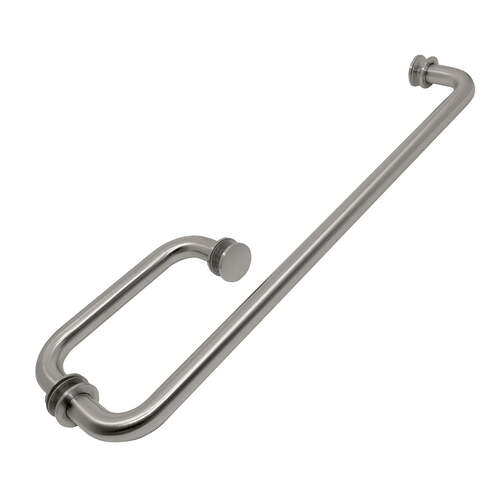 6" Handle with 18" Towel Bar Brushed Nickel