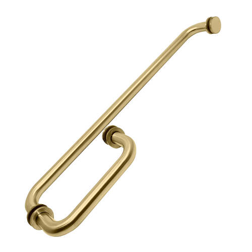 6" Handle with 18" Towel Bar Satin Brass