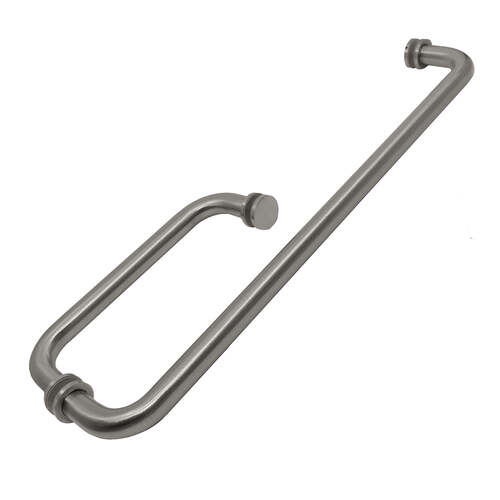 8" Handle with 18" Towel Bar Brushed Nickel