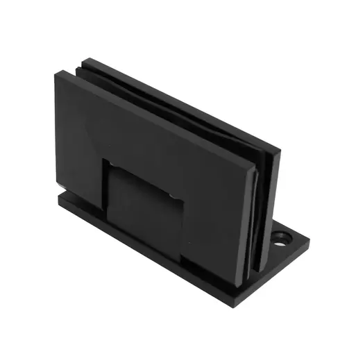 Aria Vetri AS044MBL Flush Wall mount Windsor Offset Square Hinge Matte Black