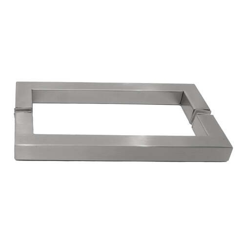 Back to back 12" Square Handle Brushed Nickel