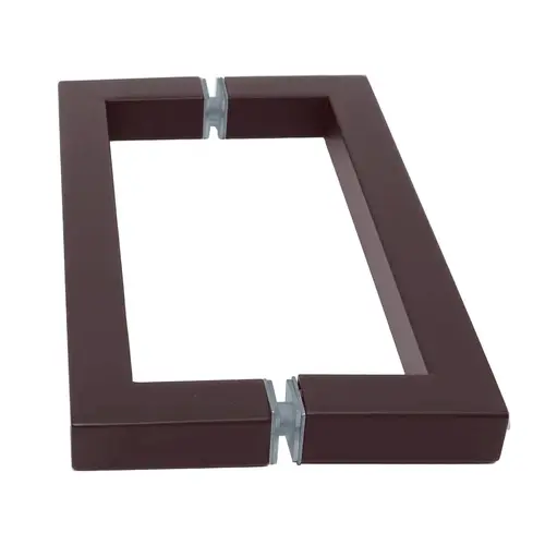 Back to back 8" Square Handle Oil Rubbed Bronze