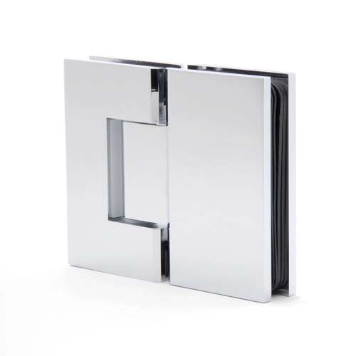 Aria Vetri AS180CH Glass to Glass 180 Degree Windsor Hinge Chrome