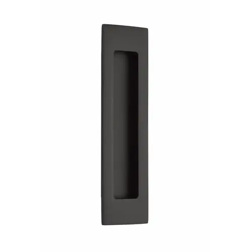 7" Modern Rectangular Flush Pull Flat Black Finish