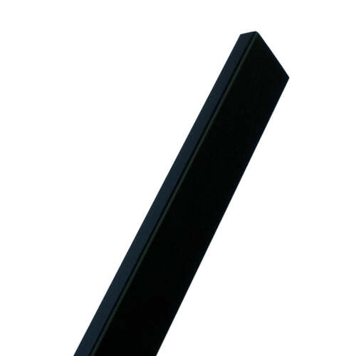 Serenity Modern One Panel Slider Matte Black