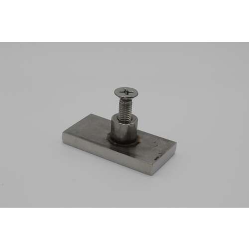 Serenity Type 90 Degree Glass Panel Clamp Polished Stainless