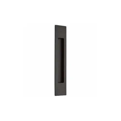 Emtek 220310US19 10" Modern Rectangular Flush Pull Flat Black Finish