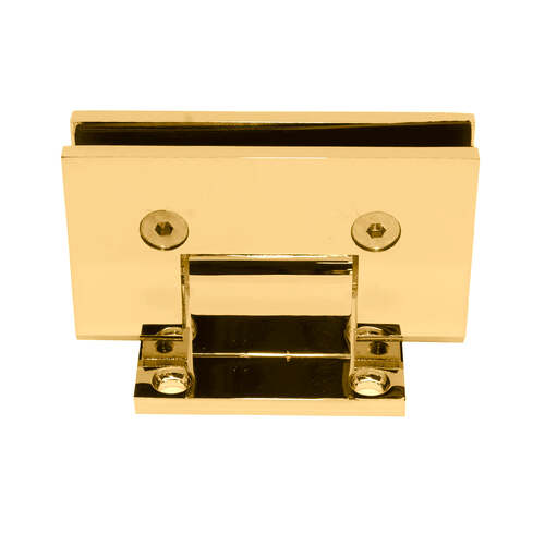 Aria Vetri AV074SB Heavy Duty Wall mount Chatham Short Back plate Square Hinge Satin Brass