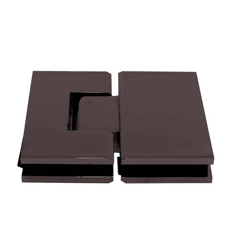 Heavy Duty Glass to Glass 180 Chatham Square Hinge Oil Rubbed Bronze