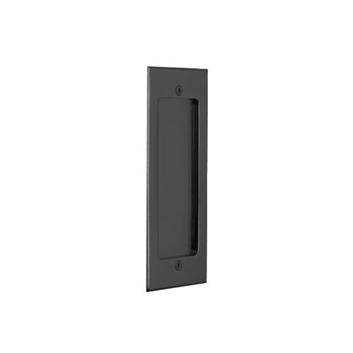 Modern Rectangular Flush Pull Flat Black Finish