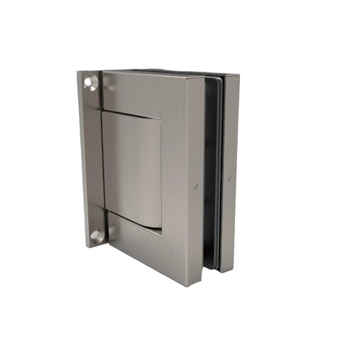 Latus Glass to Wall Hydraulic Hinge Brushed Stainless