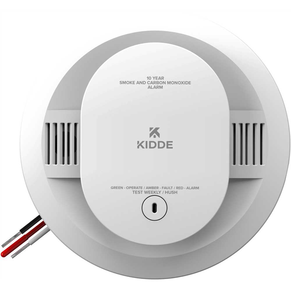 Kidde 21033086 Firex 5'' Combo alarm Hardwired Voice alerts W/ 10 yr battery Back-Up