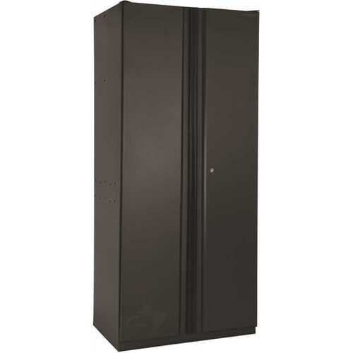 Husky HA3F362481-BLK Heavy Duty Welded 20-Gauge Steel Freestanding Garage Cabinet Black