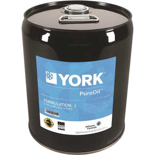 York 011-00558-000 5gallon Oil Grade J 011-00558-000