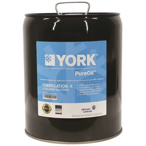 York 011-00533-000 5 Gallon Type K Oil 011-00533-000