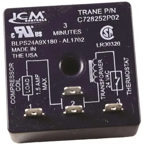 24 Volt .5a 3 Minute Time Delay Relay