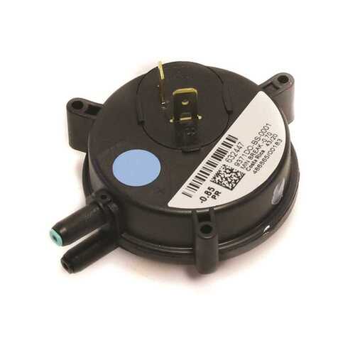 0.85"wc 1/4 Barbed Connection Stsp Pressure Switch 632447r