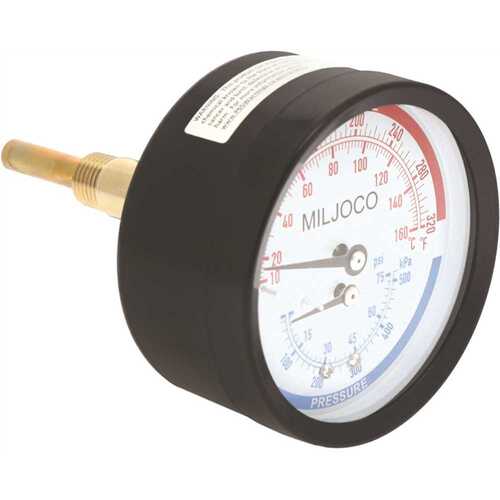 HYDROTHER 20-1014 Pressure Temperature Gauge 20-1014